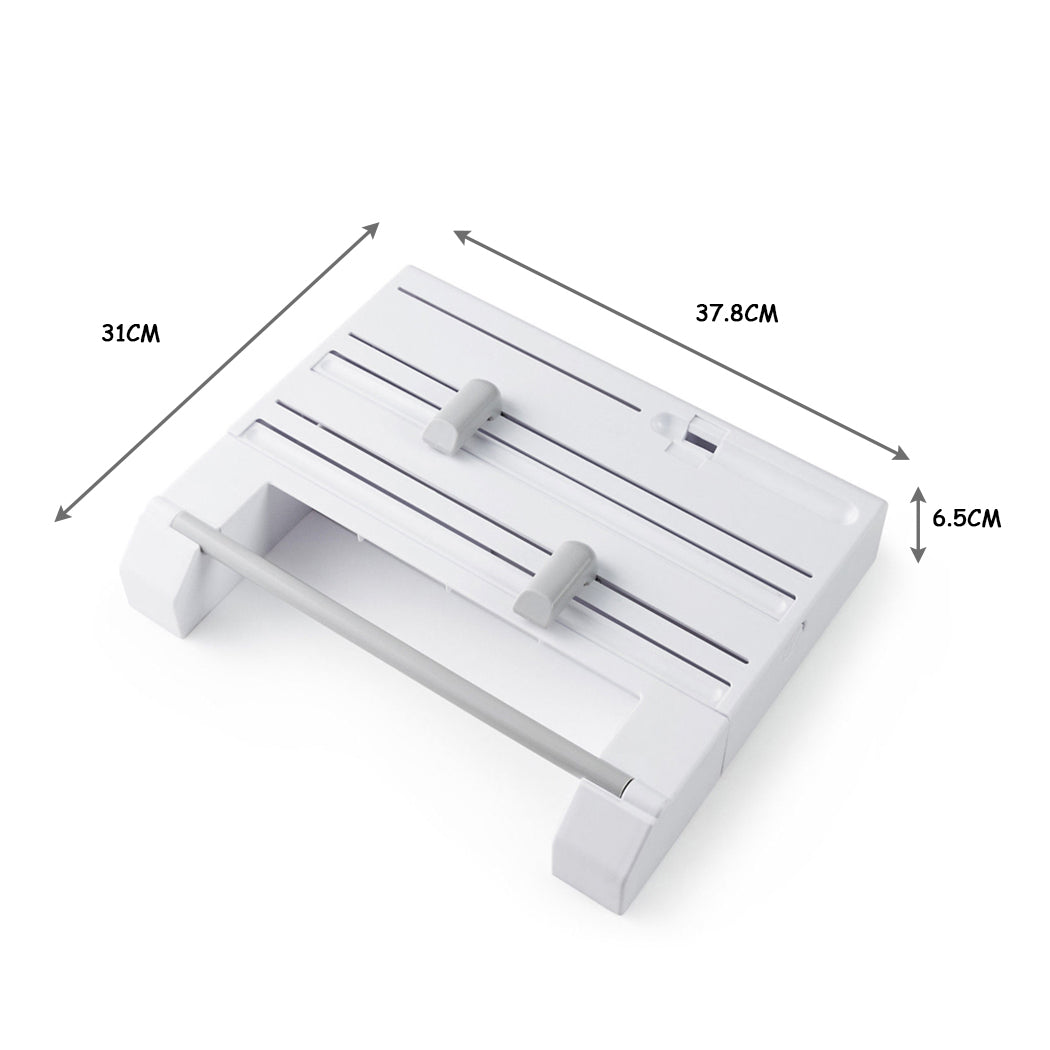6In1 Wall Mounted Kitchen Rack Towel White