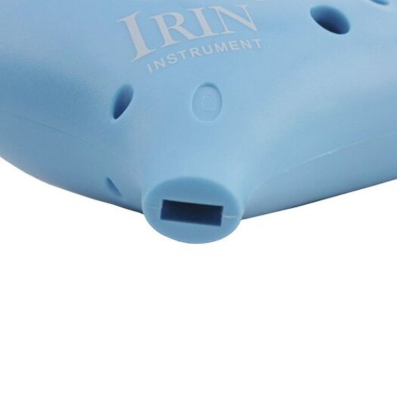 12 Hole C Key Ocarina Musical Instrument Light Sky Blue