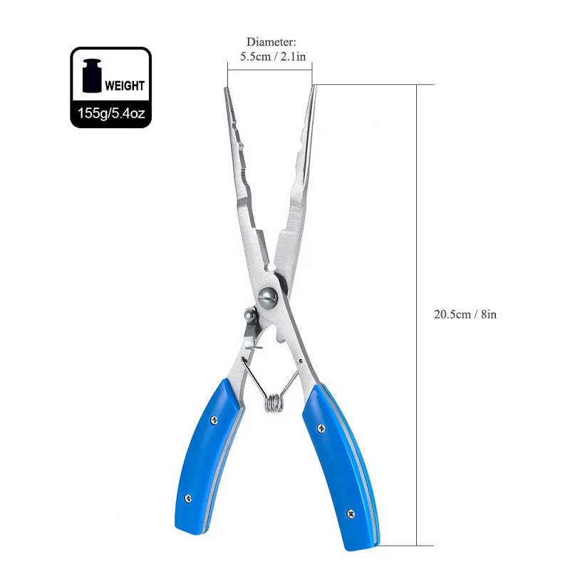 Multifunctional Fishing Plier Stainless Steel Carp Tackle Cut Line Cutter Scissors
