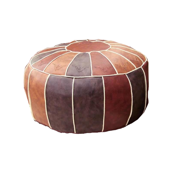 1 Sets of Hod Health & Home 1 Sets Of Moroccon Leather Pouf Cover