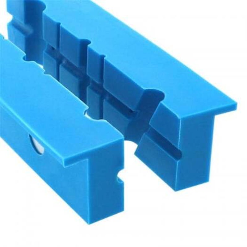 Multi Purpose Magnetic Metal Vise Protective Sleeve 2Pcs Blue