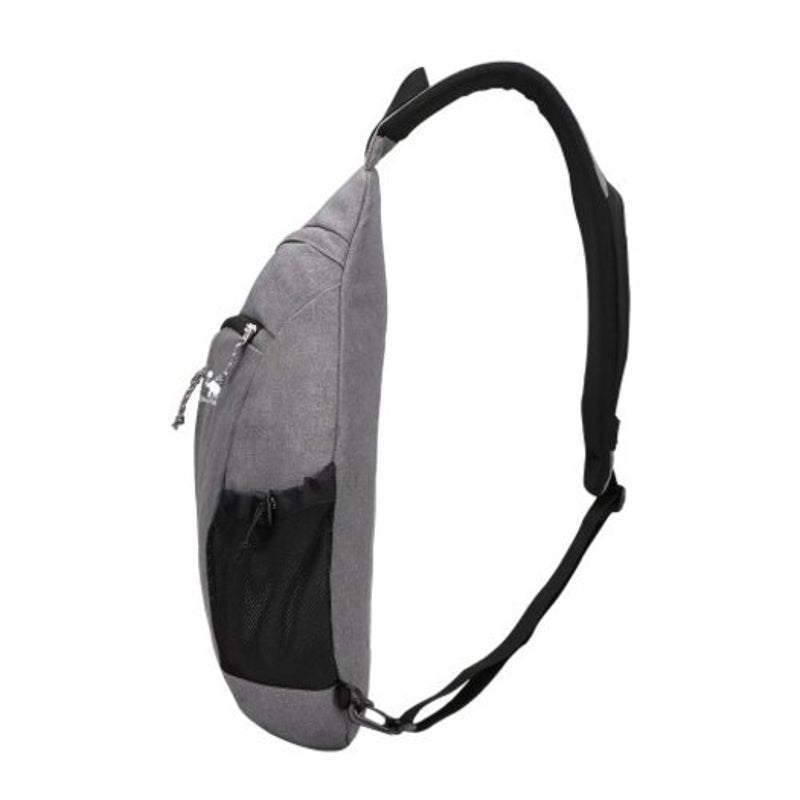 One Strap Backpack For Men Sling Crossbody Shoulder Bag Single Light Gray