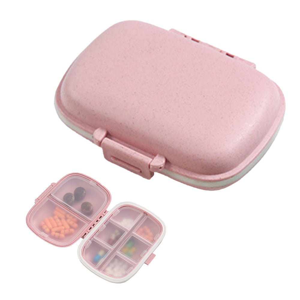Pill Box Medicine Organizer Dispenser Case Travel Tablet Container Holder