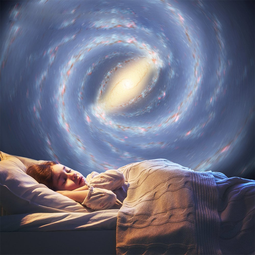 Planetarium Projector Starry Sky Galaxy Nightlight For Bedroom With 12 Sheets Of Film