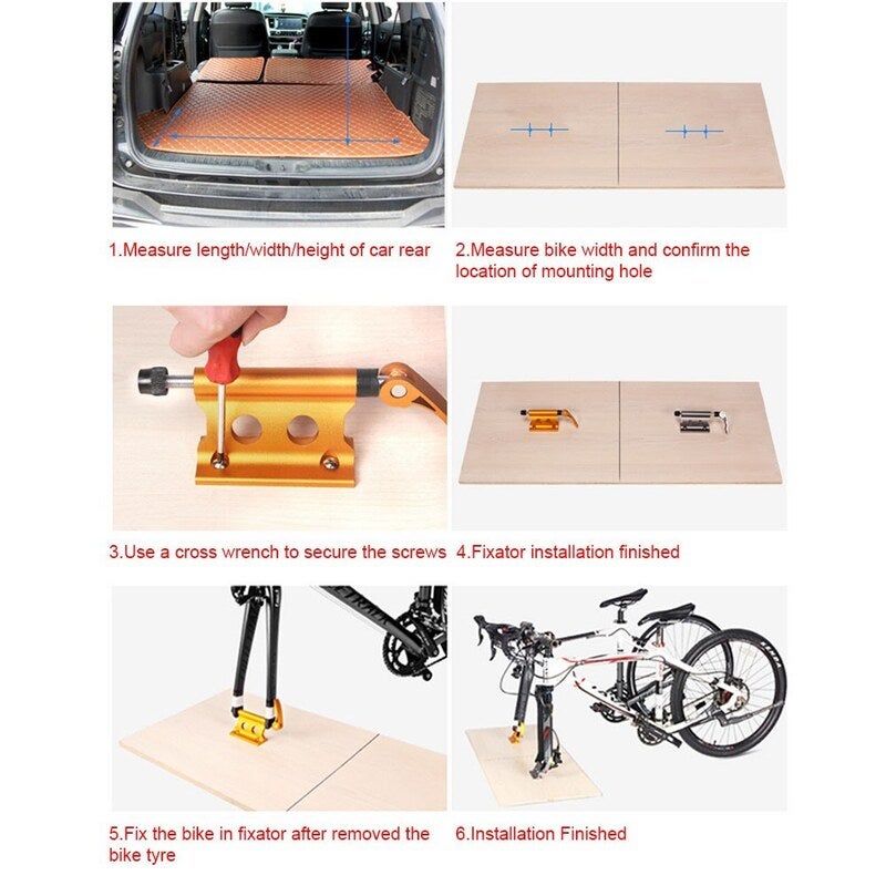Bike Front Fork Clamp Black