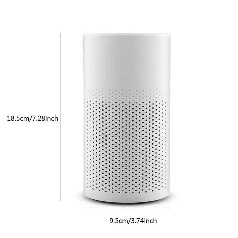 Air Purifier Negative Ion Cleaner Four Layer Filter Remove Toxic Gases Household Car Usb Rechargeable White