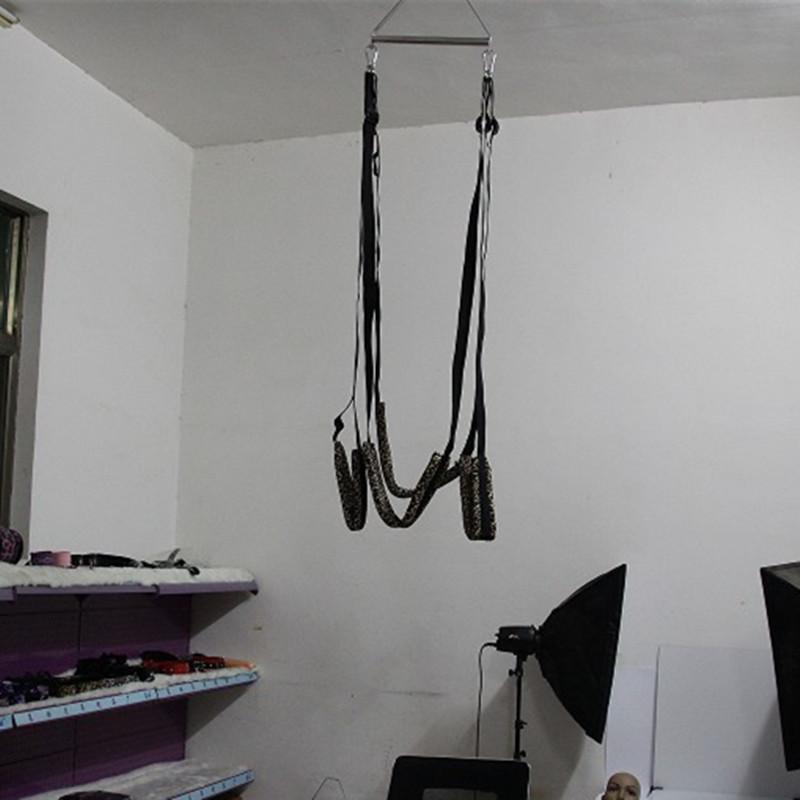 Red Swing Chair With Tripod Lover' Bondage Sex Position Aid