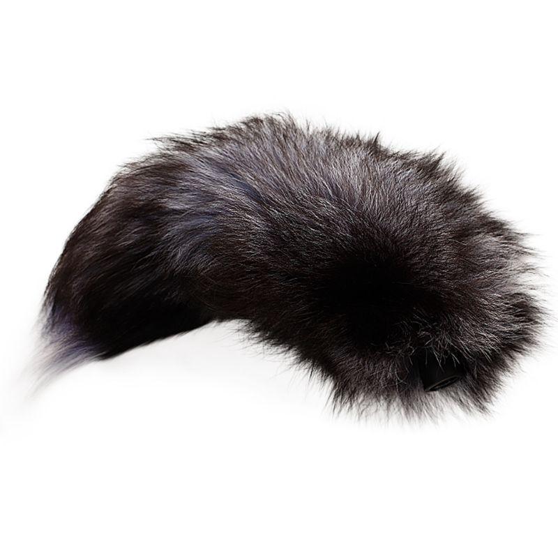 Rechargeable Vibrating Fox Tail Anal Plug