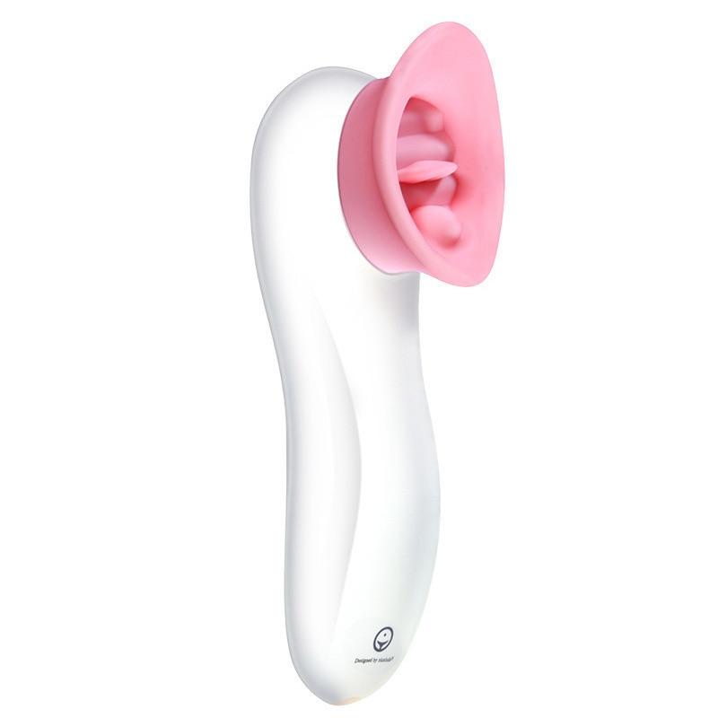 7 Mode Licking Vibrator Tongue Clitoral Woman Nipple Oral Adult Sex Toy