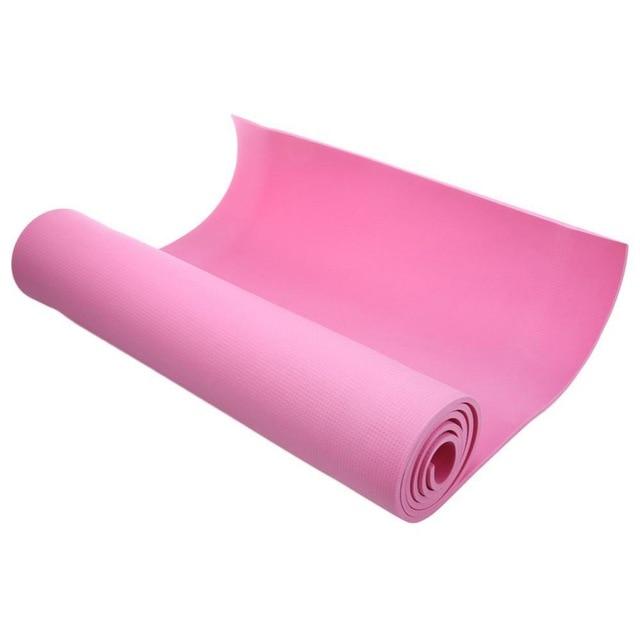 6Mm Eva Yoga Mat Fitness Pilates Gym Non Slip Exercise Purple Pink Blue