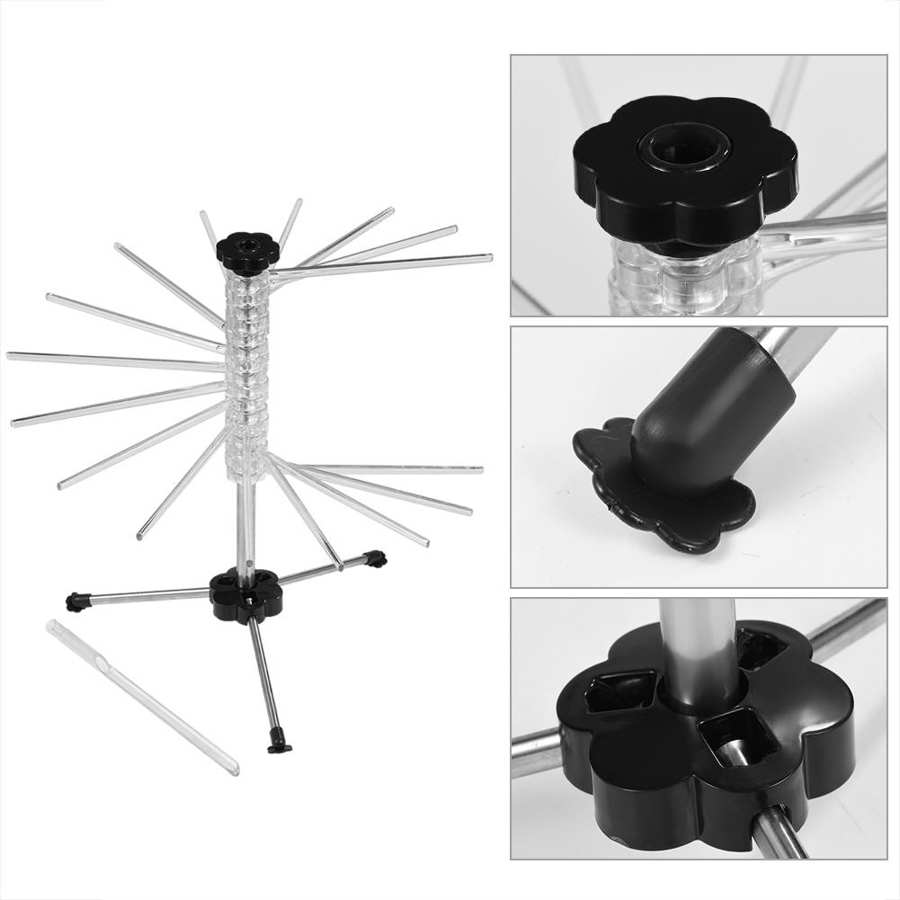 Folding Pasta Drying Rack Spaghetti Noodle Hanging Holder Kitchen Tools
