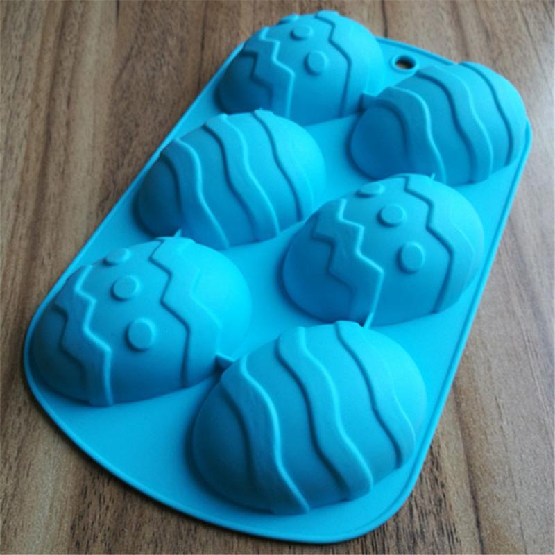 3D Easter Egg Silicone Chocolate Fondant Mold Baking Tools