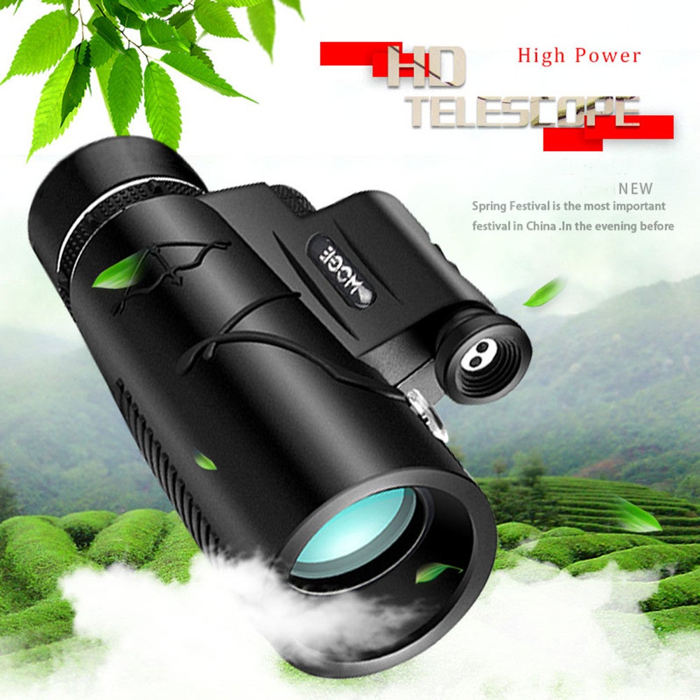 Professional Monoculars Powerful Hd Telescope 50X60 With Lamp Lighting Night Laser Long Range Pocket Vision Goggles