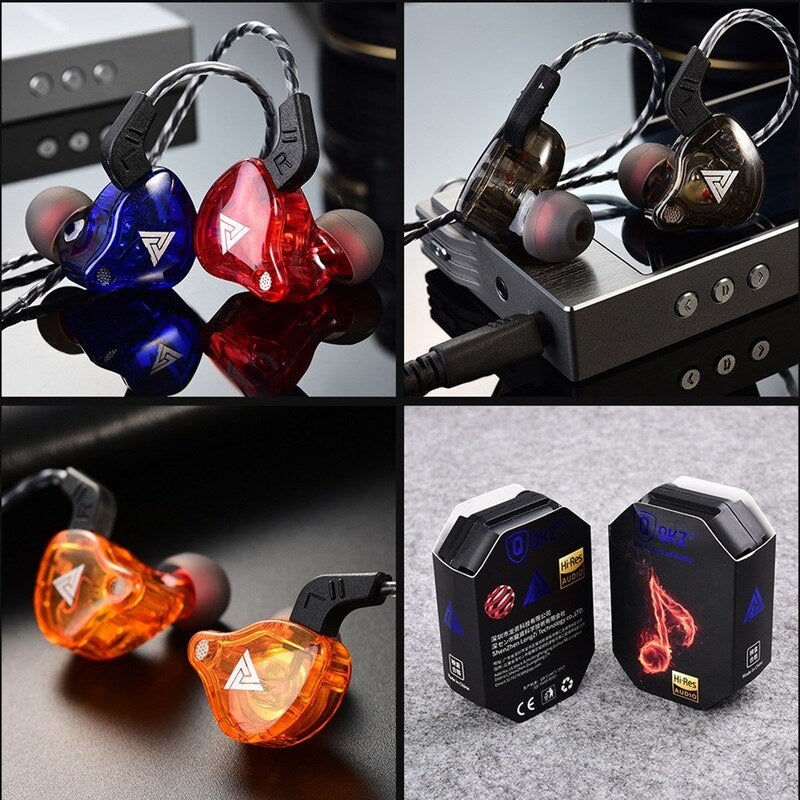 Ak6 Universal 3.5Mm Hifi Sport Headphones In Ear Earphone For Running With Microphone Headset Music Earbuds Red