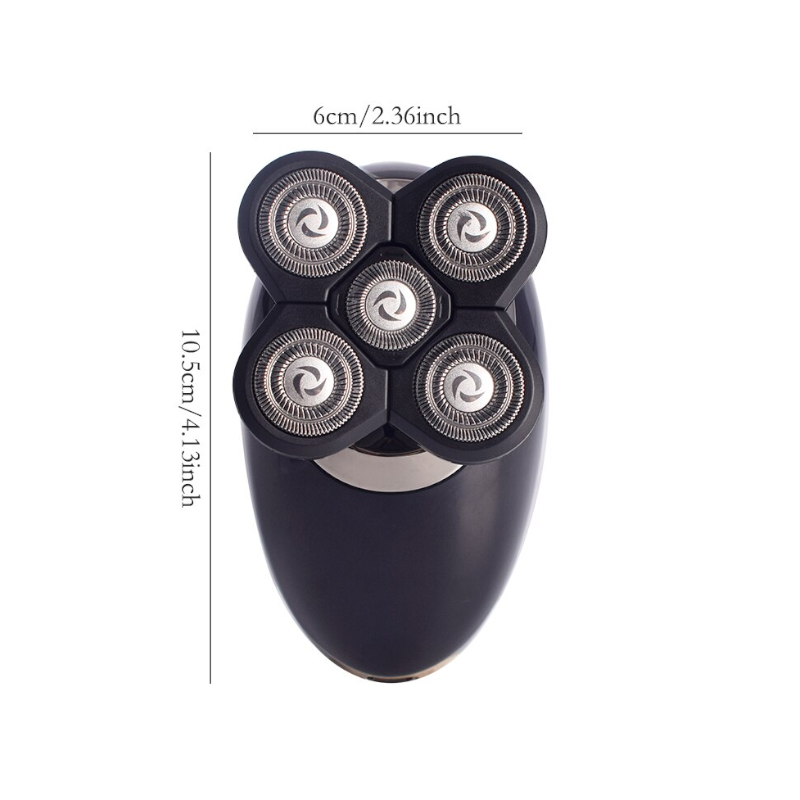 Rechargeable Electric Razor Shaver Cordless Waterproof Beard Bald Head Hair Trimmer
