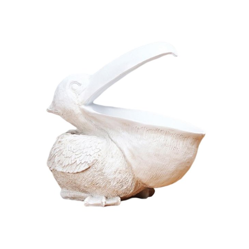 Resin Pelican Ornament Key Holder Jewellery Storage Decor