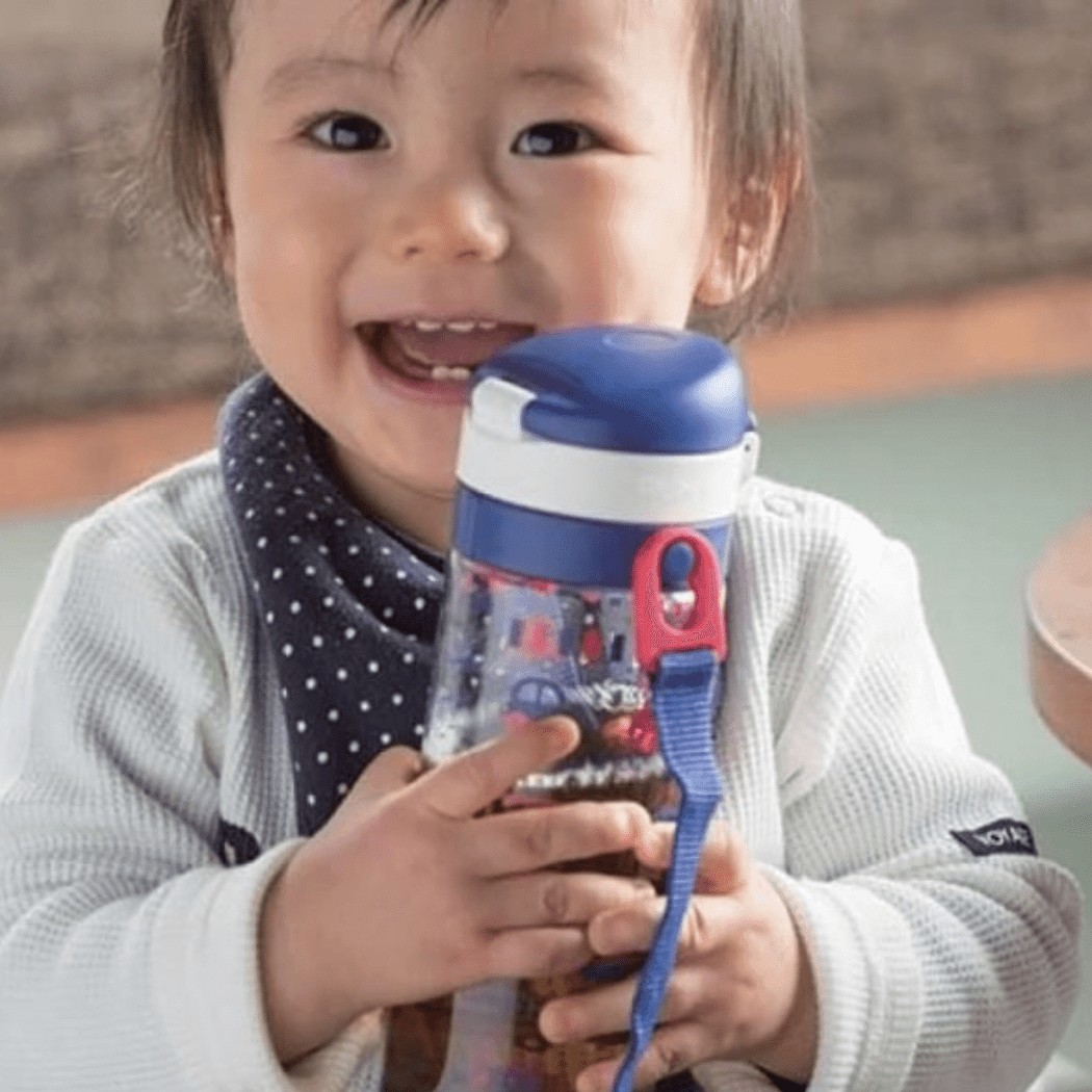 Richell Aqulea Bottle With Extra Cap 450Ml Straw S7