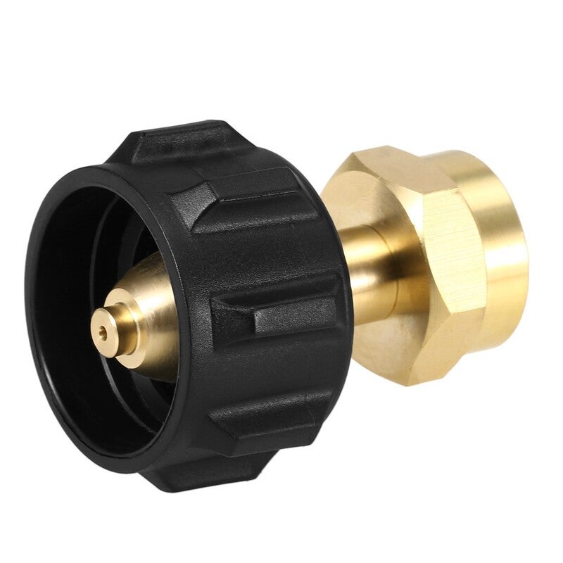 Safety Qcc1 Type1 Regulator Valve Refill Adapter For 1Lb Small Cylinders Propane Refiller Canister Fill Coupler Solid Br