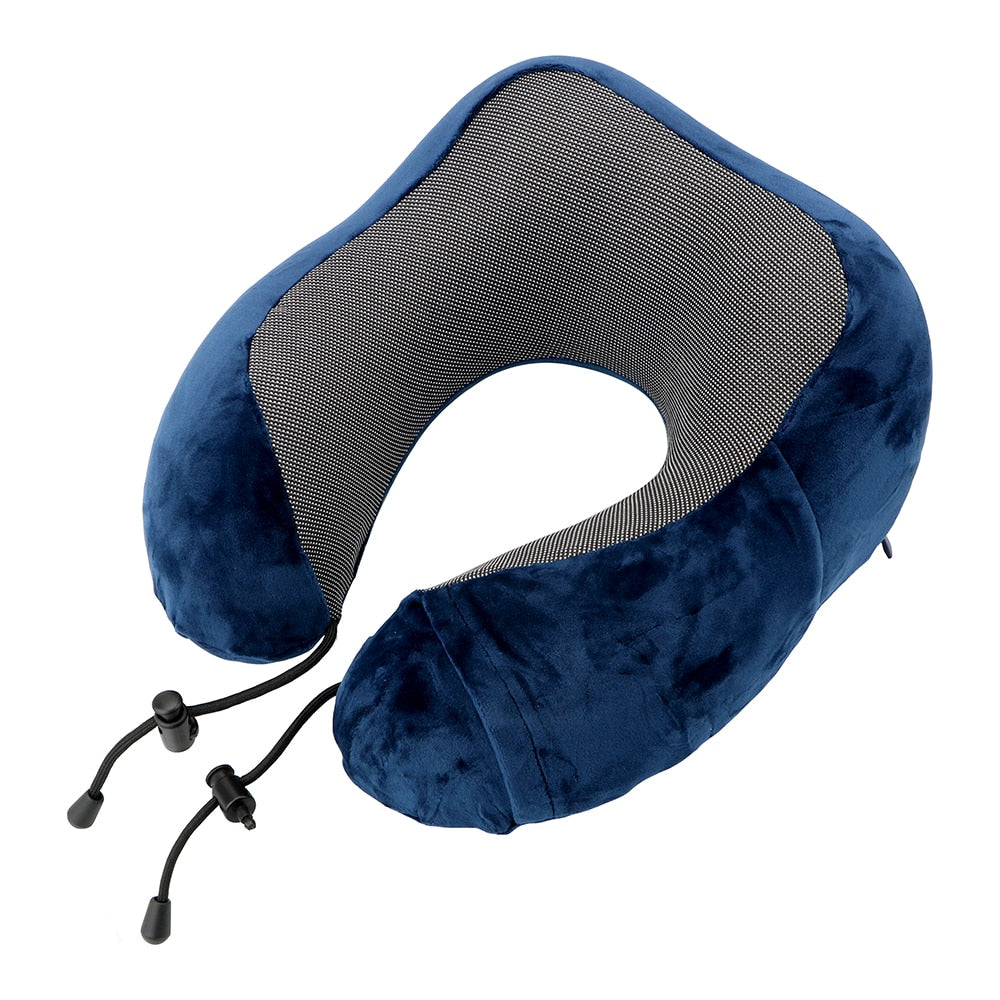 Soft Travel Pillow U Shaped Healthcare Memory Foam Neck Cervical Airplane Cushion