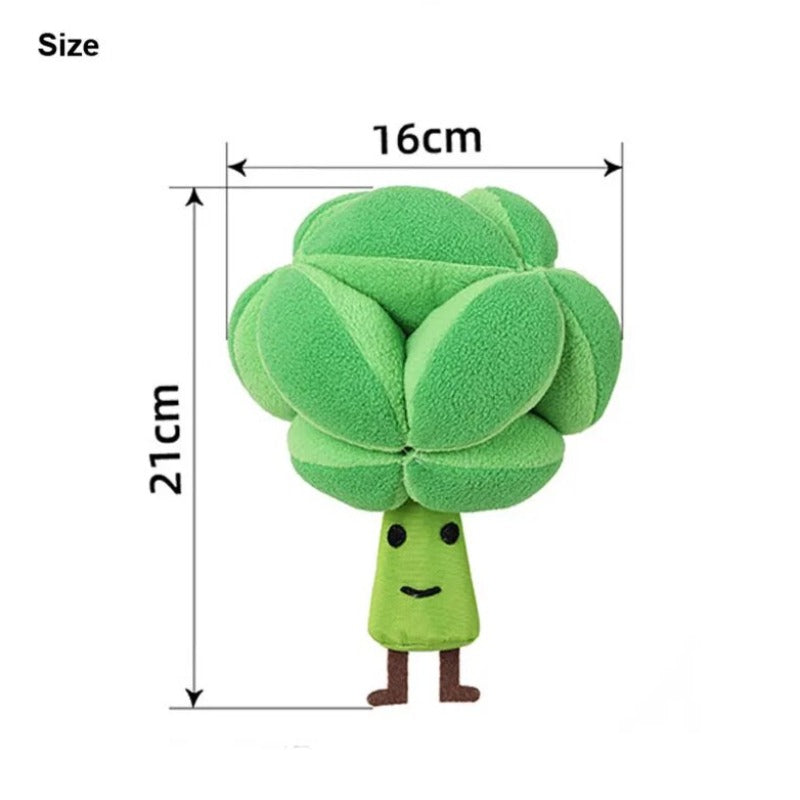 Snuffle Broccoli Dog Puzzle Toys Increase Iq Slow Dispensing Feeder Pet Cat