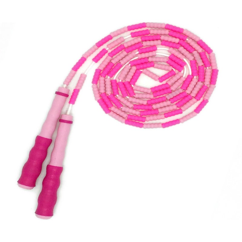 Soft Beaded Jump Rope Tangle Free Segmented Fitness Skipping For Men Women Kids Keeping Workout Weight Loss