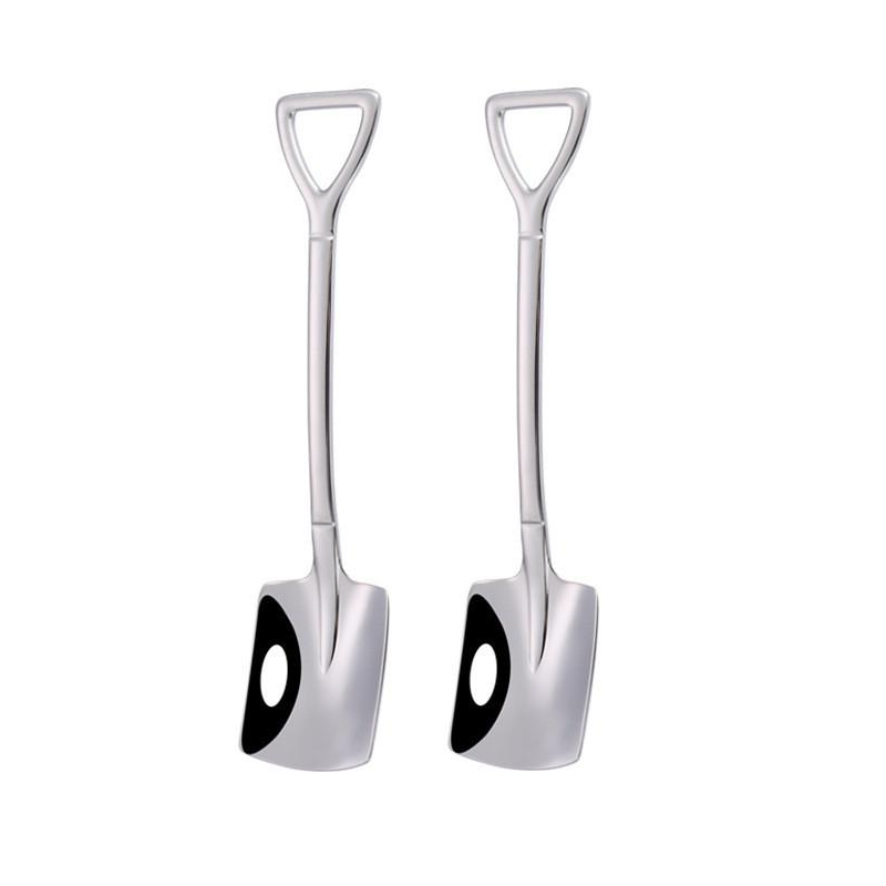 Stainless Steel Metal Shovel Ice Cream Spoon Coffee Scoop