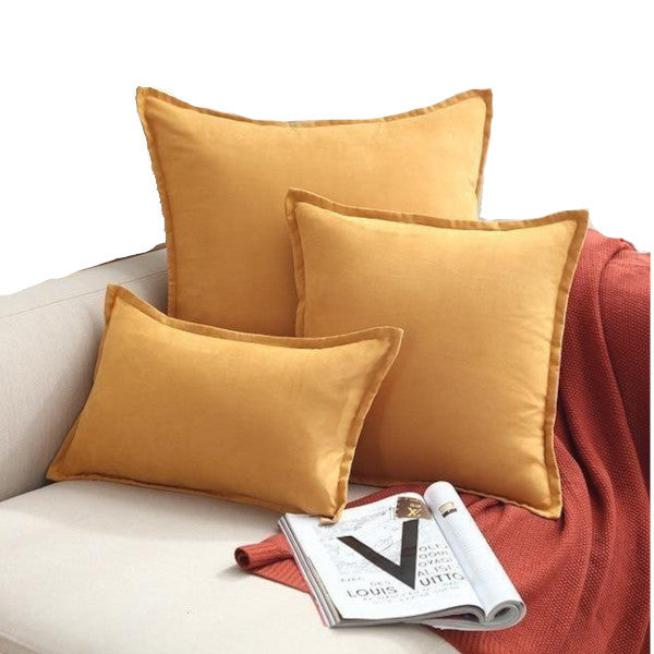 Suede Throw Pillows Cushion Covers Comfortable Decor