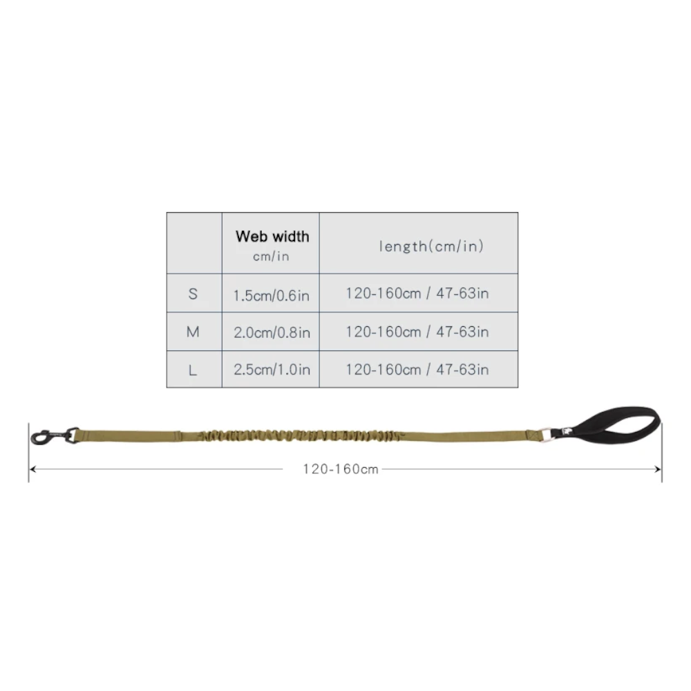 True Love Military Dog Leash 2.5 Cm Width And 1.4 Length Army Green
