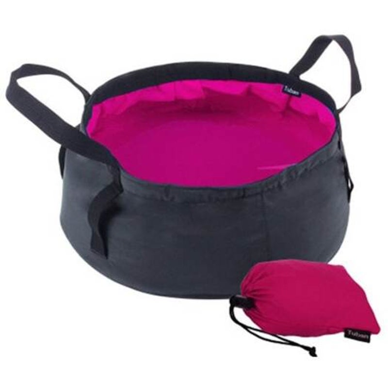 Travel Outdoor Supplies Portable Folding Basin Blue Orchid