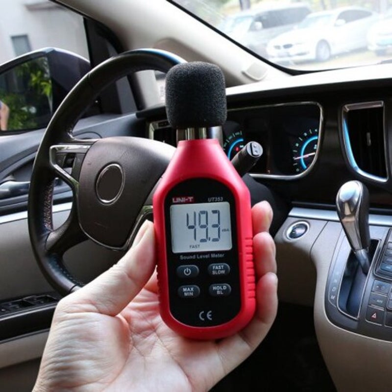 Ut353 Sound Level Meter Noise Measuring Instrument Db 30 130Db Audio Decibel Monitor