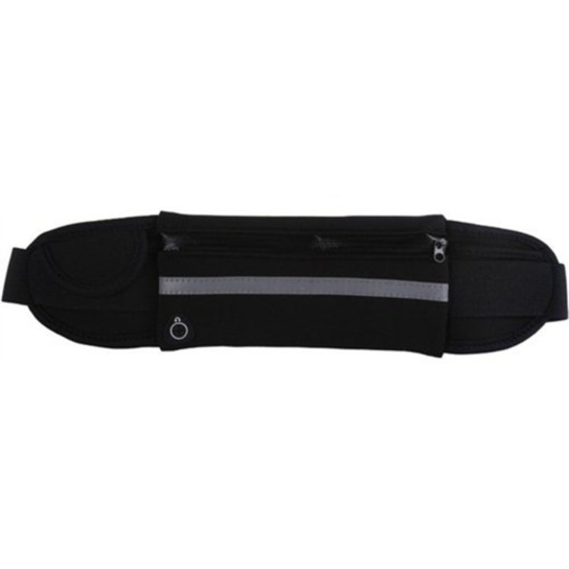 Unisex Running Fits Mobile Phone Holder Jogging Sports Waist Bag Black