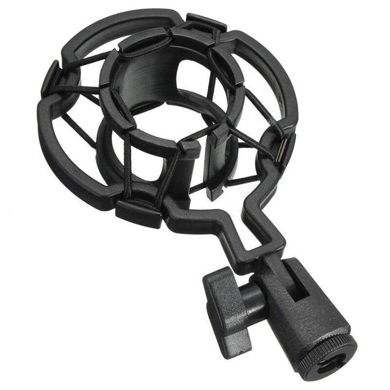 Universal Shock Proof Microphone Mount Plastic Studio Holder Stand Clip For Large Diaphram Condenser