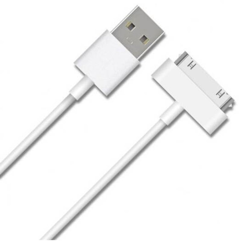 Usb Sync Charging Cable For Iphone 4 / 4S White