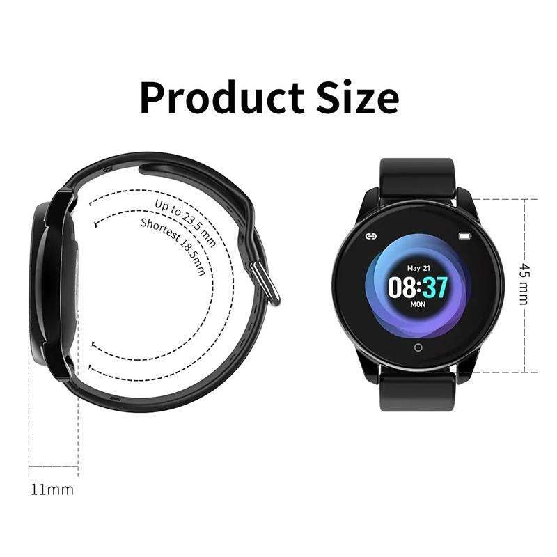 Unisex Smart Watches Heart Rate Blood Pressure Monitor Iphone Android Bluetooth