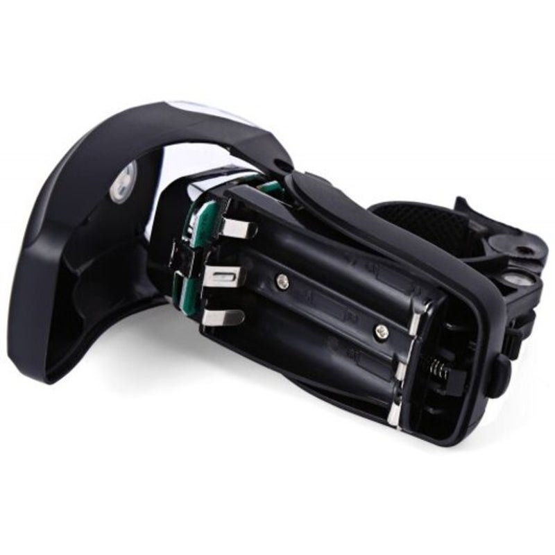 Water Resistant 5 Leds Cycling Bike Front Light Lamp Black