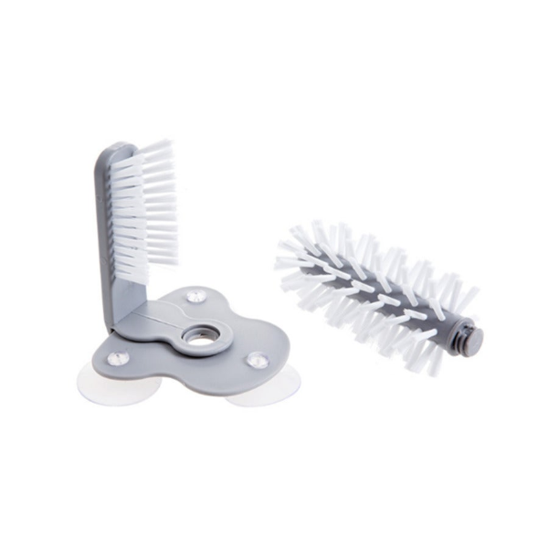 Water Bottle Cleaning Brush Glass Cup Washer With Suction Base Bristle For Bar Kitchen Sink Tools