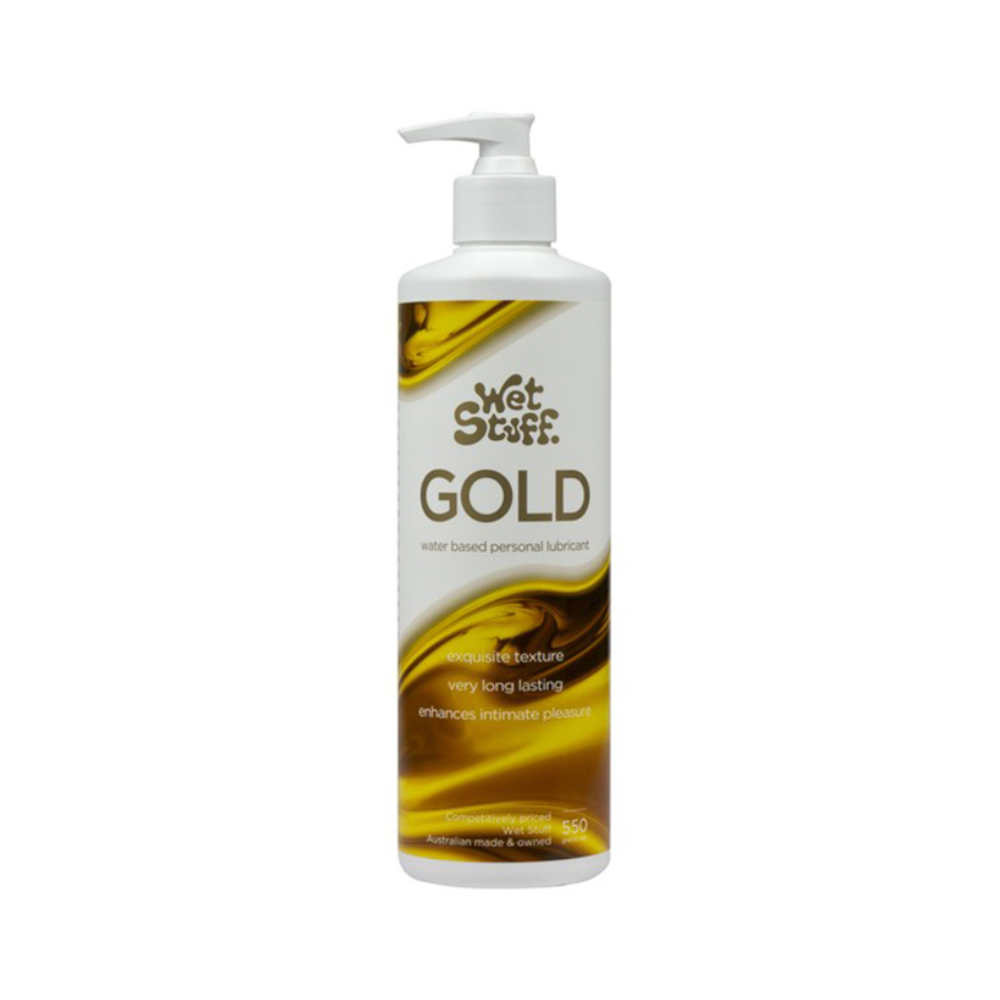 Wet Stuff Gold Water-Based Lubricant Sexual Wellness