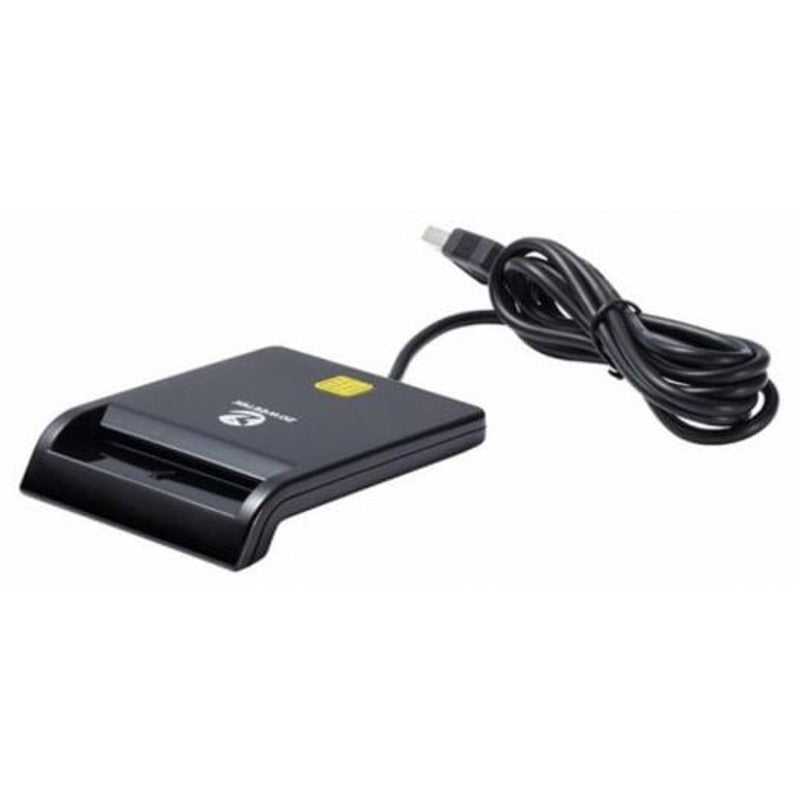 Zoweetek 12026 Easy Comm Emv Usb Smart Card Reader Sim / Atm Ic Id Black