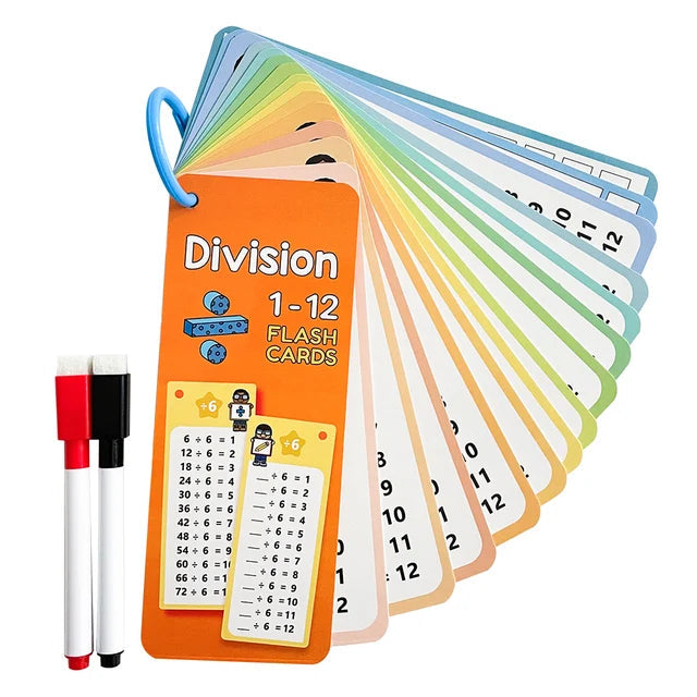0-12 Times Table Cards Multiplication Charts Self Check Math Learning Tool Montessori Mathematical Training Teaching Aid