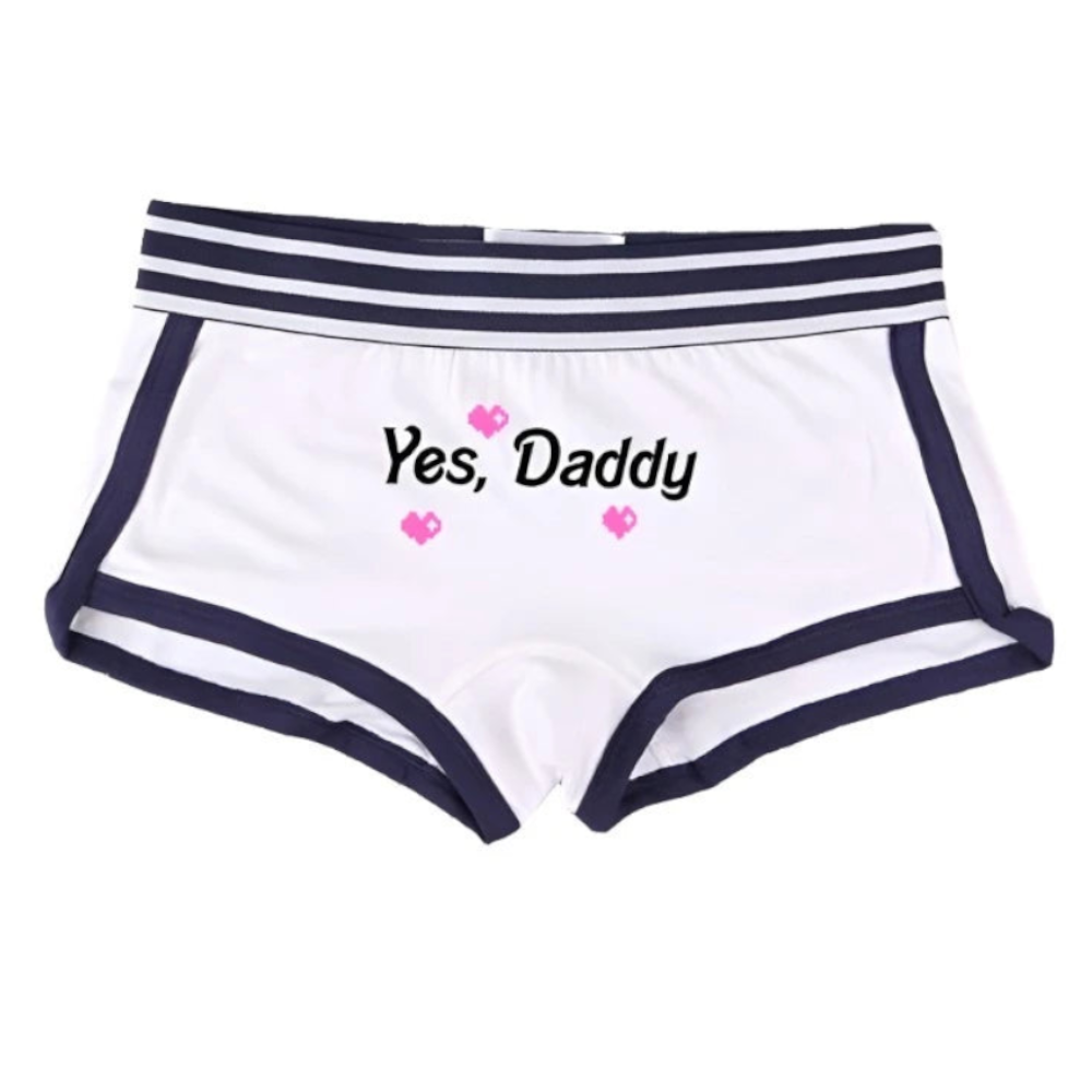Yes Daddy Lovely Hot Sexy Panties Cotton Underwear For Woman Girls Boyshorts Women Comfortable Cute Shorts
