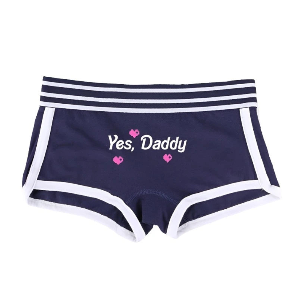 Yes Daddy Lovely Hot Sexy Panties Cotton Underwear For Woman Girls Boyshorts Women Comfortable Cute Shorts
