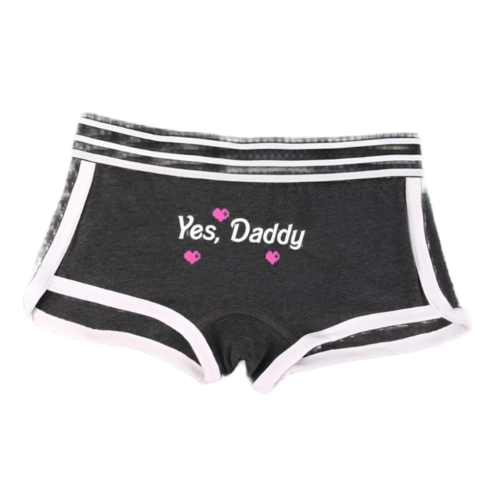 Yes Daddy Lovely Hot Sexy Panties Cotton Underwear For Woman Girls Boyshorts Women Comfortable Cute Shorts
