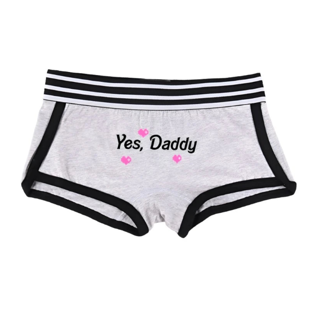 Yes Daddy Lovely Hot Sexy Panties Cotton Underwear For Woman Girls Boyshorts Women Comfortable Cute Shorts