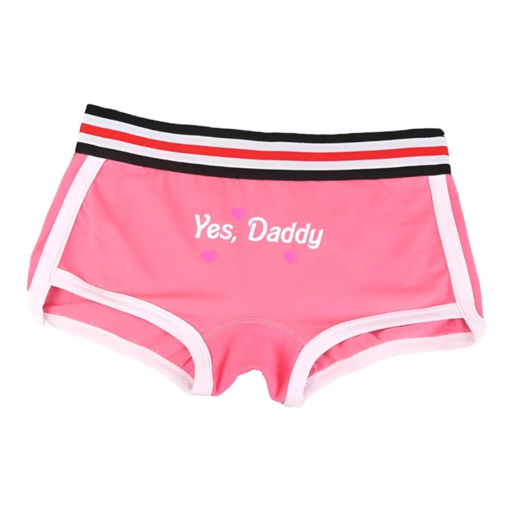 Yes Daddy Lovely Hot Sexy Panties Cotton Underwear For Woman Girls Boyshorts Women Comfortable Cute Shorts