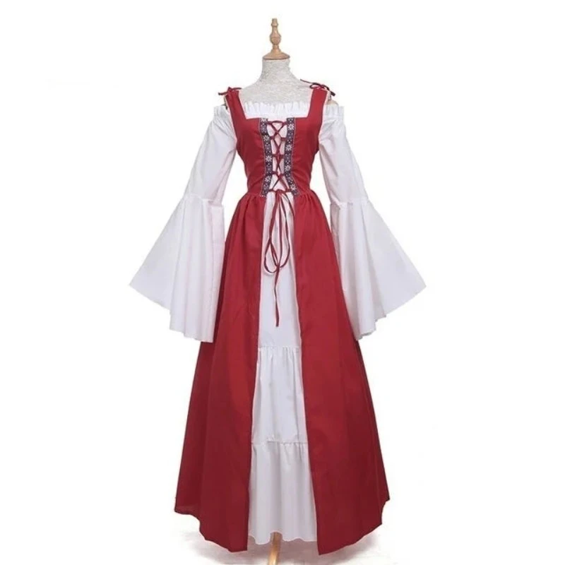 S-6Xl Medieval Dress Cosplay Halloween Costumes Women Palace Carnival Party Princess Female Victorian Robe