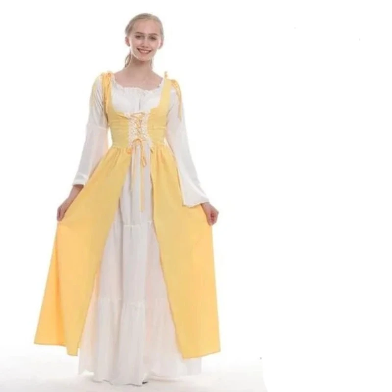 S-6Xl Medieval Dress Cosplay Halloween Costumes Women Palace Carnival Party Princess Female Victorian Robe