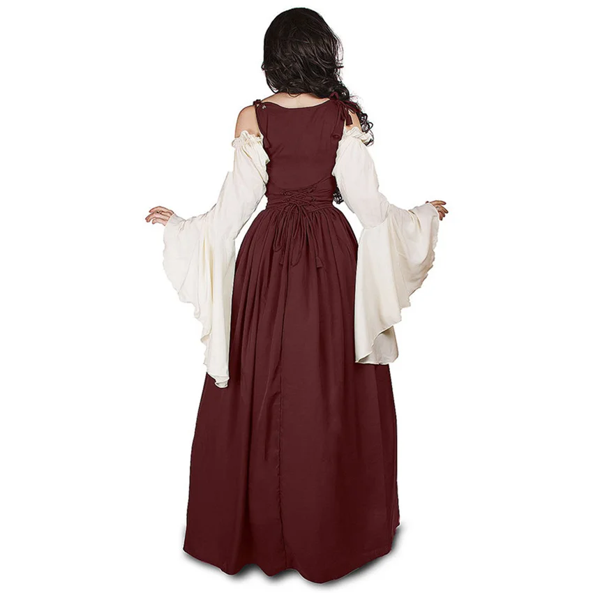 S-6Xl Medieval Dress Cosplay Halloween Costumes Women Palace Carnival Party Princess Female Victorian Robe