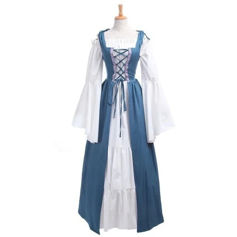 S-6Xl Medieval Dress Cosplay Halloween Costumes Women Palace Carnival Party Princess Female Victorian Robe