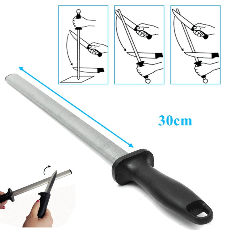 12Inch 600 Grit Diamond Knife Sharpener Tool