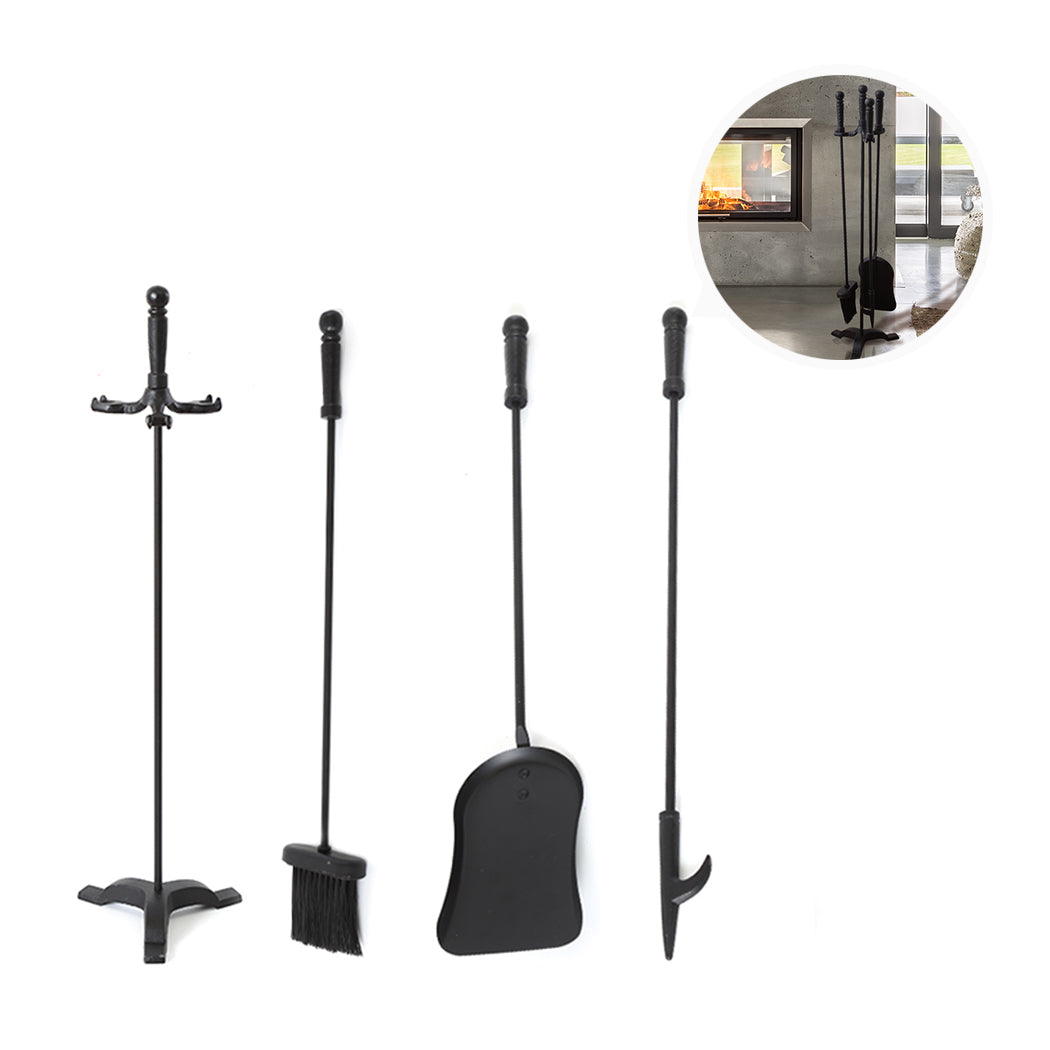 Traderight Fireplace Tool Set 4 Pc